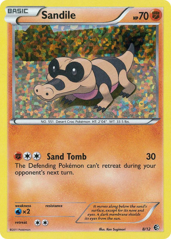 Sandile 008/012 (McDonald's Promos 2011)  - Holofoil | Good Games Adelaide SA