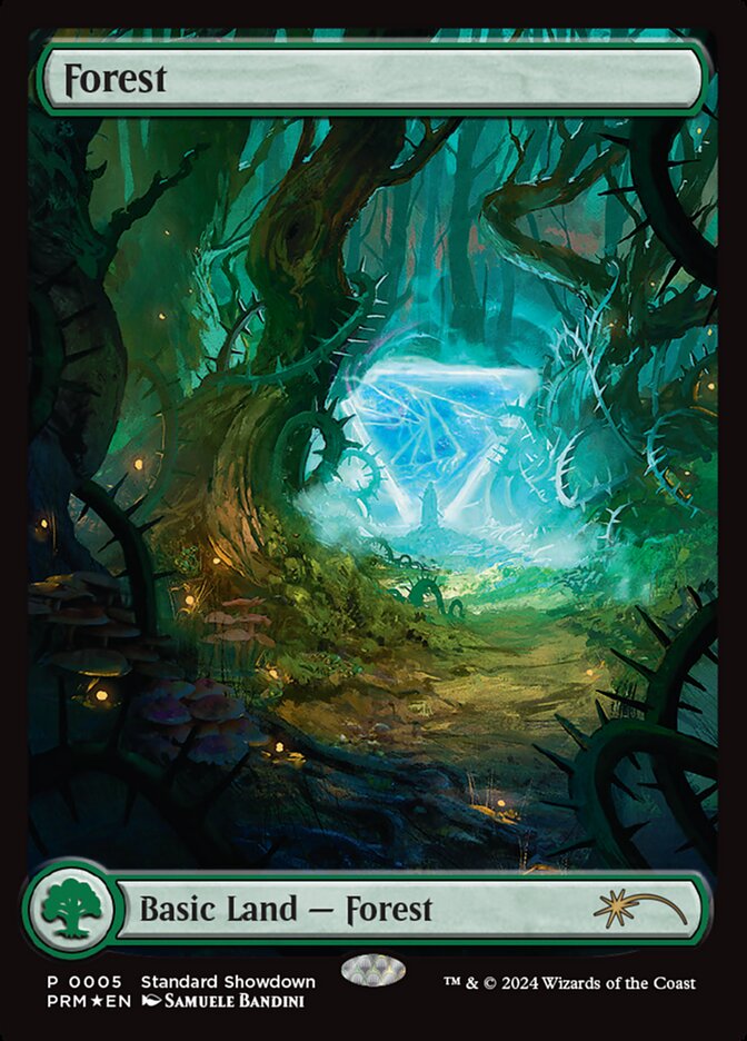 Forest 5 (Standard Showdown Promos)  - Foil | Good Games Adelaide SA