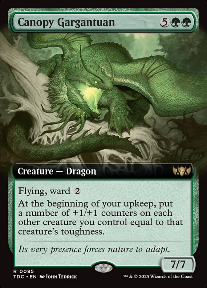 Canopy Gargantuan 85 (Commander: Tarkir: Dragonstorm)  | Good Games Adelaide SA