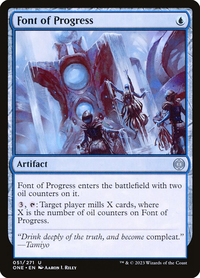 Font of Progress 51 (Phyrexia: All Will Be One)  - Foil | Good Games Adelaide SA