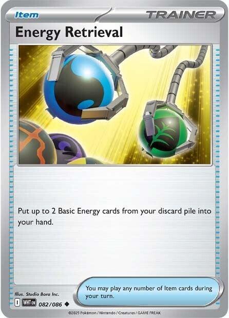 Energy Retrieval 082/086 (SV: White Flare)  | Good Games Adelaide SA