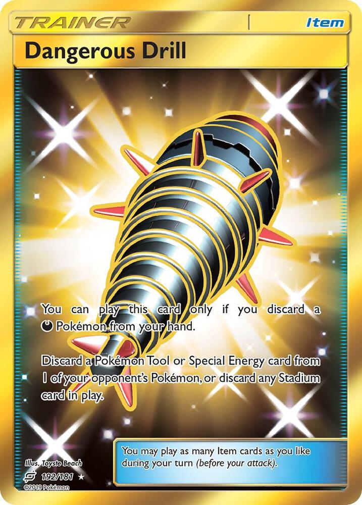 Dangerous Drill Secret 192/181 (SM - Team Up)  - Holofoil | Good Games Adelaide SA