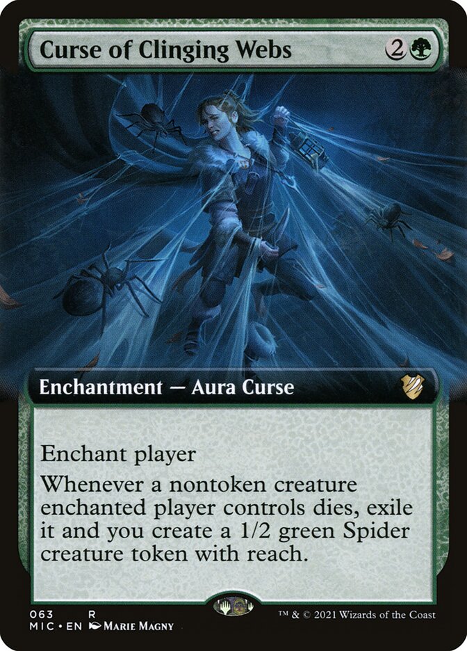 Curse of Clinging Webs 63 (Commander: Innistrad: Midnight Hunt)  | Good Games Adelaide SA