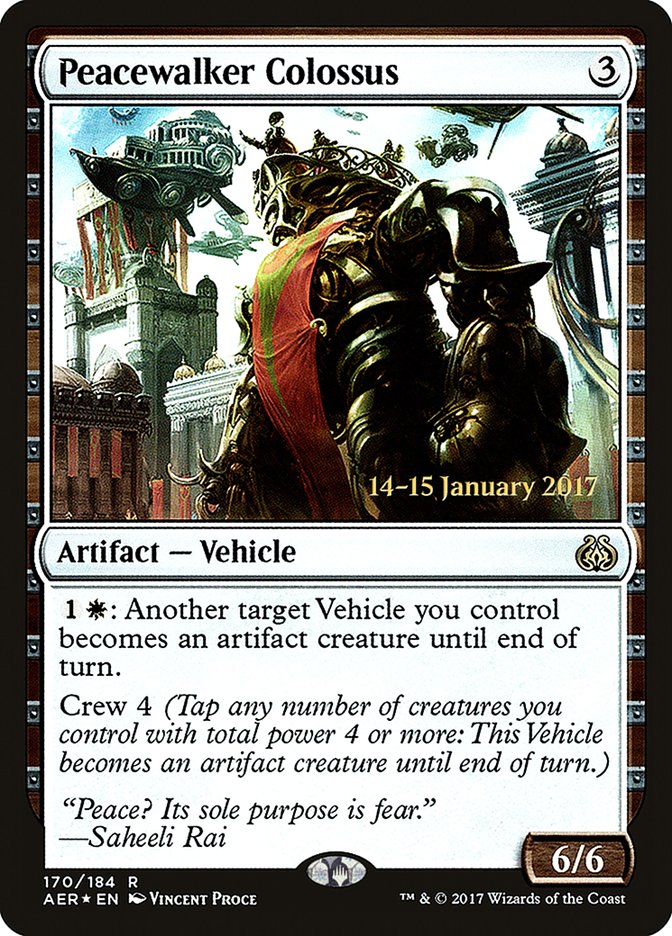 Peacewalker Colossus 170 (Prerelease Cards)  - Foil | Good Games Adelaide SA