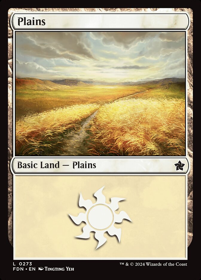 Plains 273 (Foundations)  - Foil | Good Games Adelaide SA