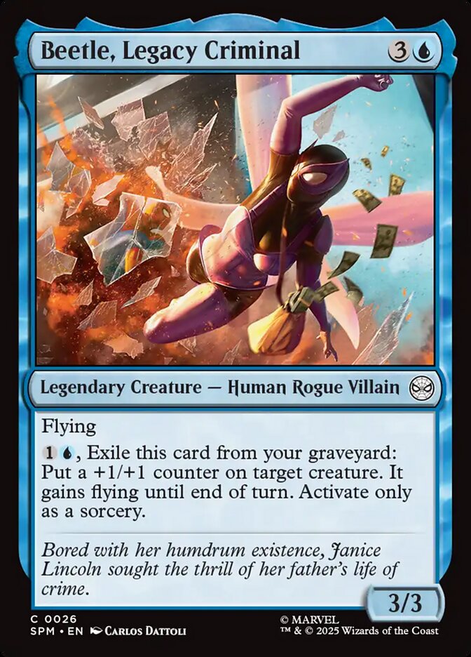 Beetle, Legacy Criminal 26 (Marvel's Spider-Man)  - Foil | Good Games Adelaide SA