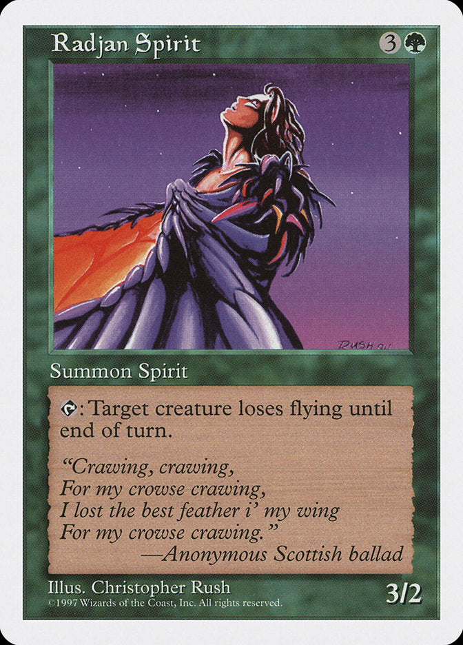 Radjan Spirit 320/455 (Fifth Edition)  | Good Games Adelaide SA