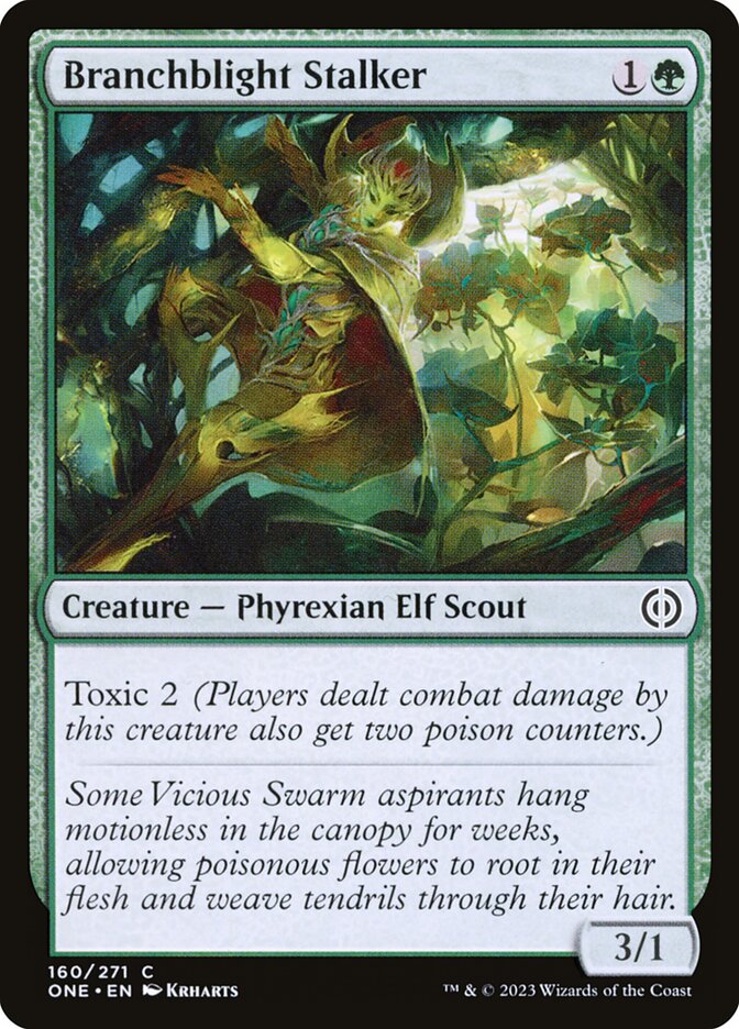 Branchblight Stalker 160 (Phyrexia: All Will Be One)  - Foil | Good Games Adelaide SA