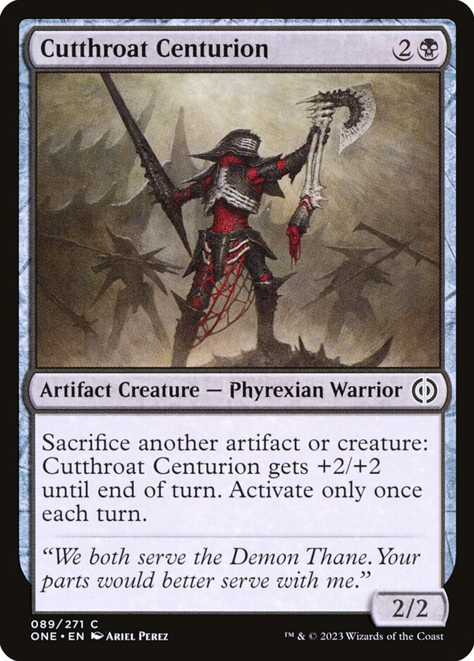 Cutthroat Centurion 89 (Phyrexia: All Will Be One)  - Foil | Good Games Adelaide SA