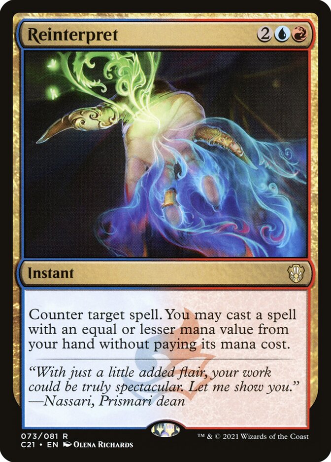 Reinterpret 73 (Commander 2021)  | Good Games Adelaide SA