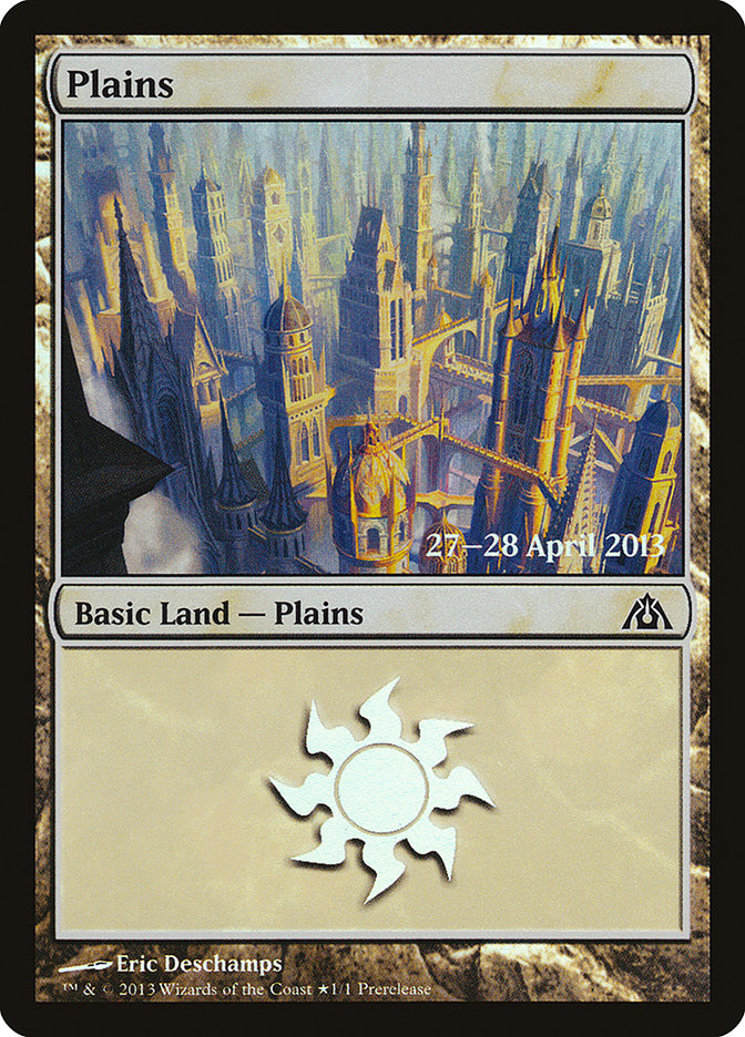 Plains 1 (Prerelease Cards)  - Foil | Good Games Adelaide SA