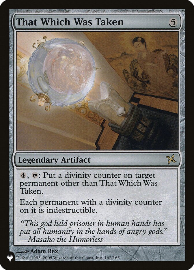 That Which Was Taken 162/165 (The List Reprints)  | Good Games Adelaide SA