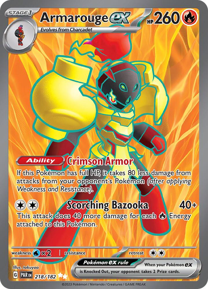 Armarouge ex 218/182 (SV04: Paradox Rift)  - Holofoil | Good Games Adelaide SA