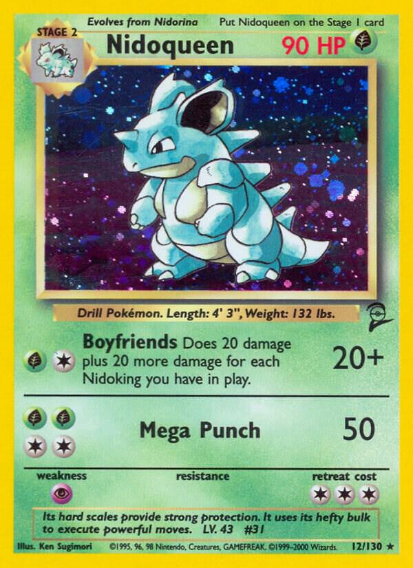 Nidoqueen 012/130 (Base Set 2)  - Holofoil | Good Games Adelaide SA