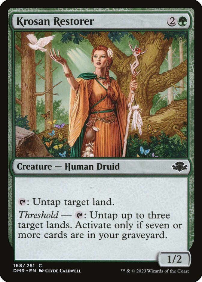 Krosan Restorer 168 (Dominaria Remastered)  | Good Games Adelaide SA