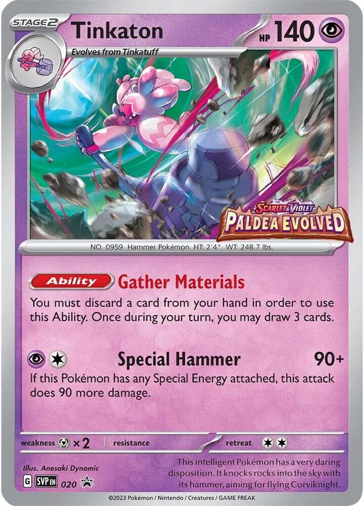 Tinkaton Prerelease 020 (SV: Scarlet & Violet Promo Cards)  - Holofoil | Good Games Adelaide SA