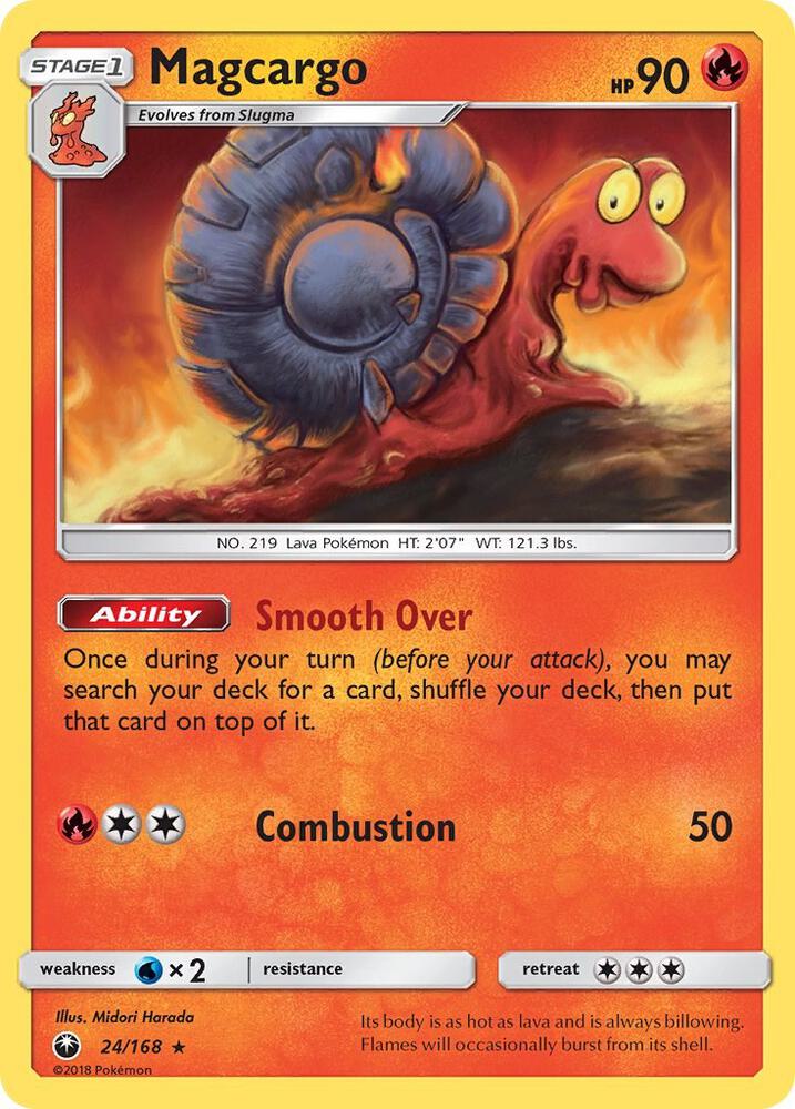 Magcargo 24/168 (SM - Celestial Storm)  | Good Games Adelaide SA