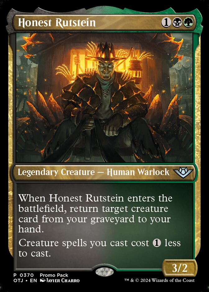 Honest Rutstein 370 (Promo Pack: Outlaws of Thunder Junction)  | Good Games Adelaide SA