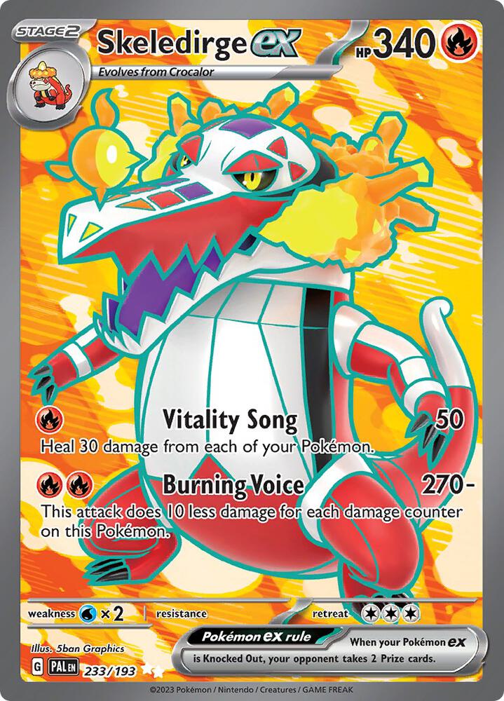 Skeledirge ex 233/193 (SV02: Paldea Evolved)  - Holofoil | Good Games Adelaide SA