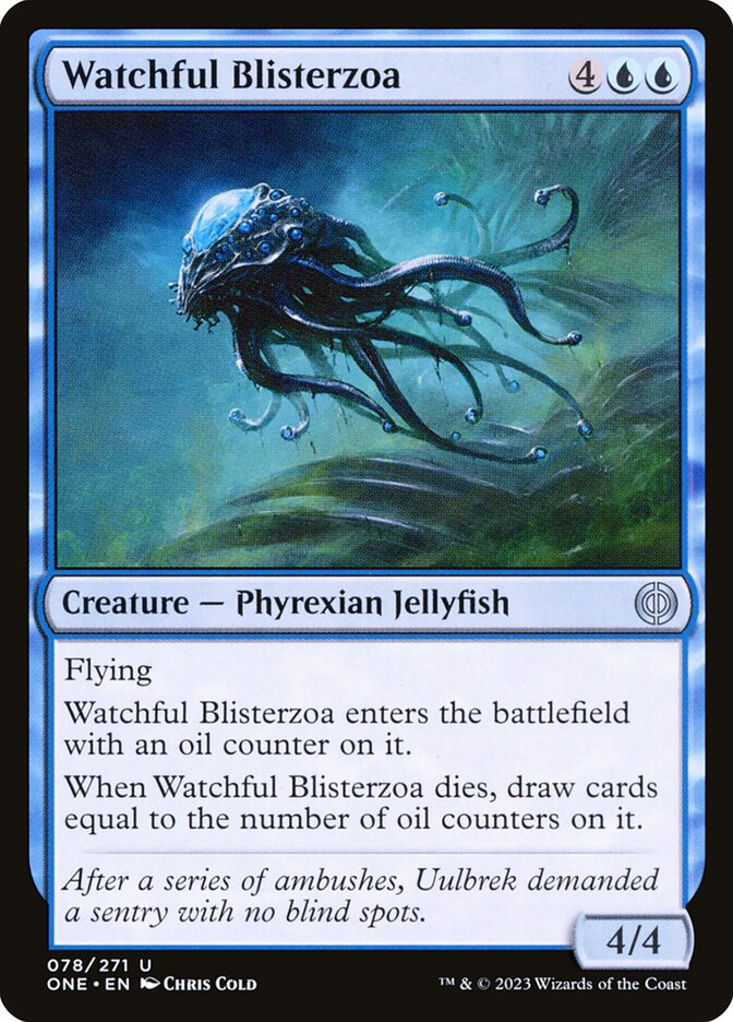 Watchful Blisterzoa 78 (Phyrexia: All Will Be One)  - Foil | Good Games Adelaide SA