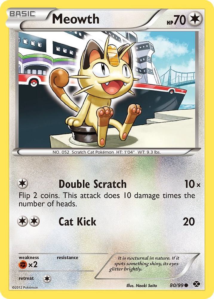 Meowth 80/99 (Next Destinies)  | Good Games Adelaide SA