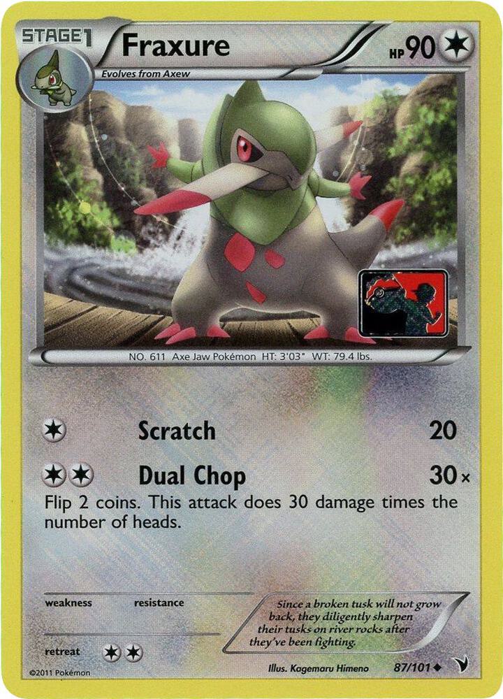 Fraxure 87 101 League Promo 087/101 (League & Championship Cards)  - Reverse Holofoil | Good Games Adelaide SA