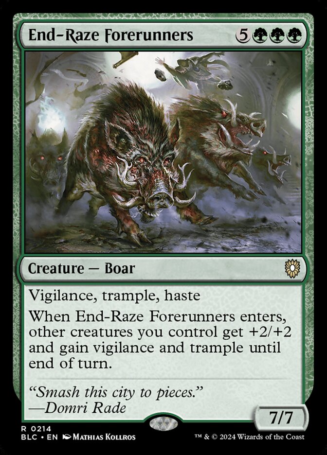 End-Raze Forerunners 214 (Commander: Bloomburrow)  | Good Games Adelaide SA