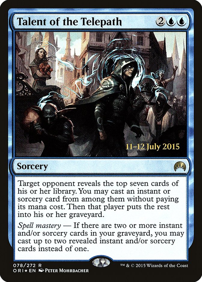 Talent of the Telepath 78 (Prerelease Cards)  - Foil | Good Games Adelaide SA