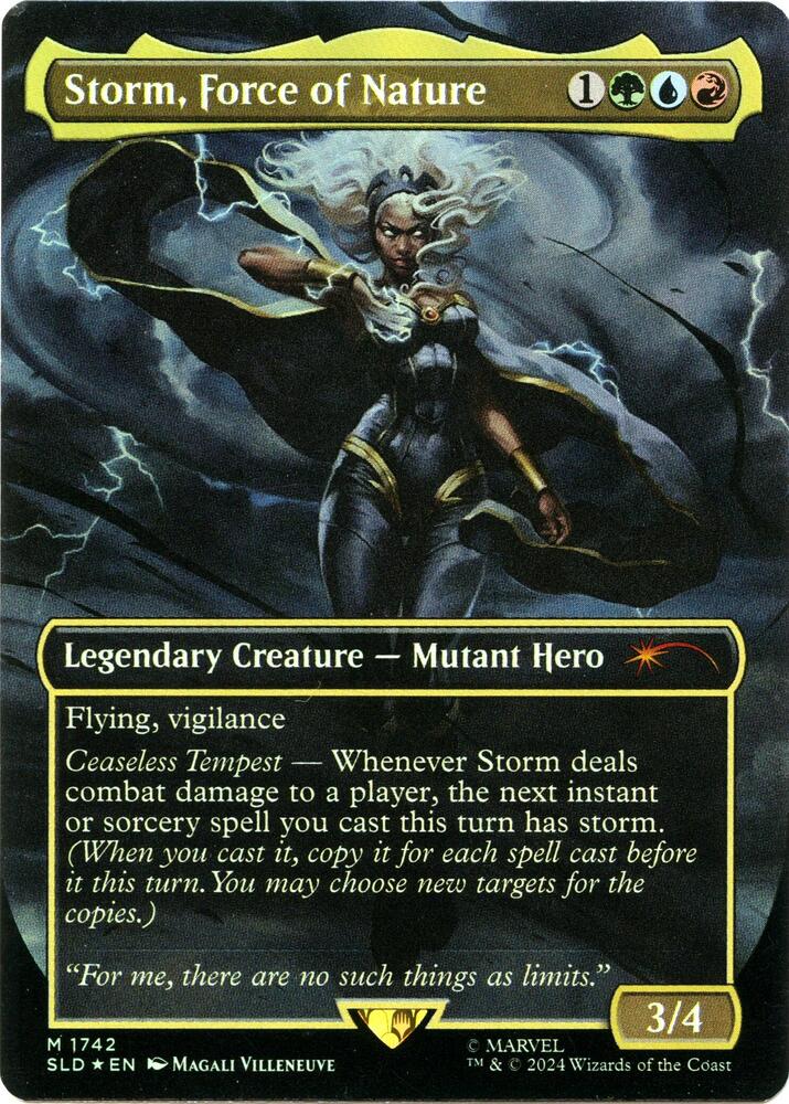 Storm Force of Nature Rainbow Foil 1742 (Secret Lair Drop Series)  - Foil | Good Games Adelaide SA