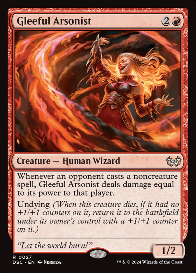 Gleeful Arsonist 27 (Commander: Duskmourn: House of Horror)  | Good Games Adelaide SA
