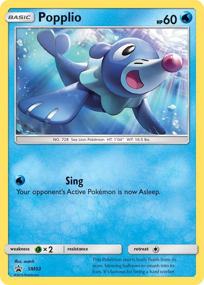 Popplio SM03 (SM Promos)  - Holofoil | Good Games Adelaide SA
