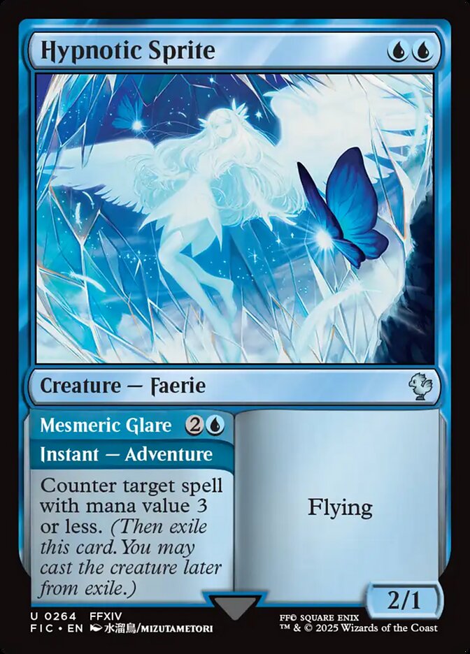 Hypnotic Sprite // Mesmeric Glare 264 (Commander: FINAL FANTASY)  | Good Games Adelaide SA