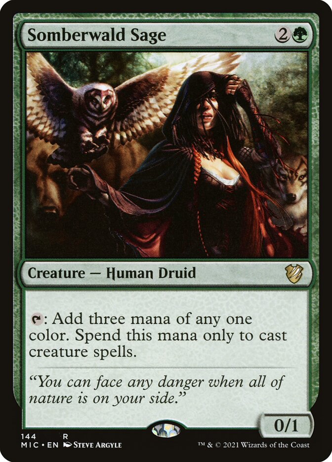 Somberwald Sage 144 (Commander: Innistrad: Midnight Hunt)  | Good Games Adelaide SA