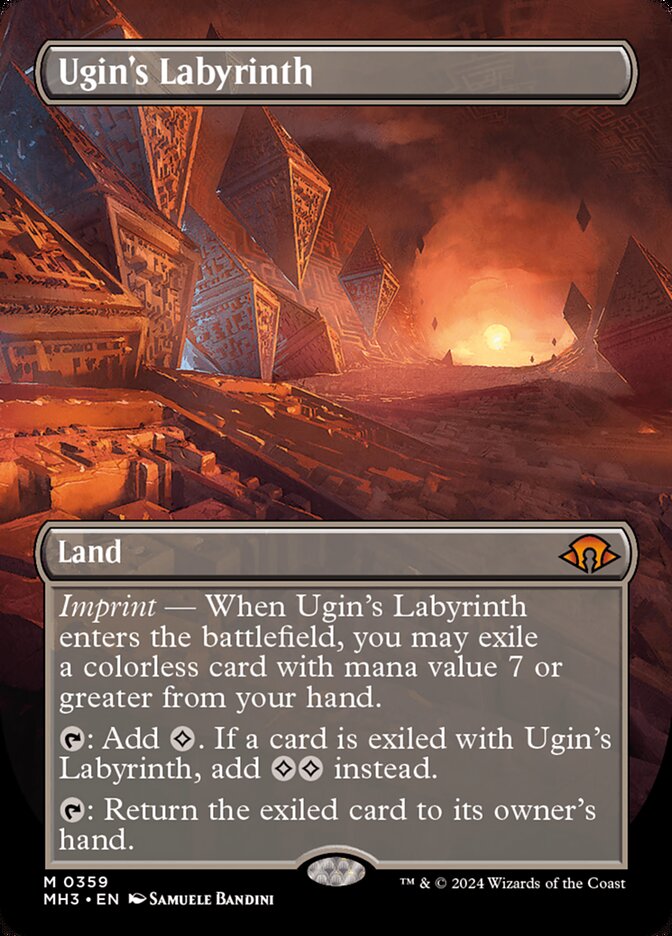 Ugin's Labyrinth 359/319 (Modern Horizons 3)  - Borderless | Good Games Adelaide SA
