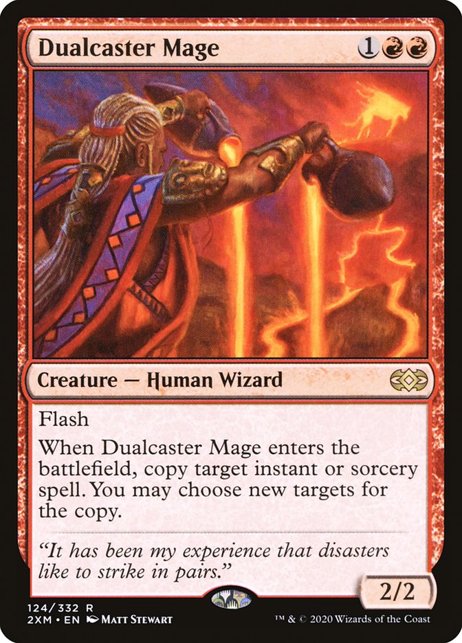 Dualcaster Mage 124 (Double Masters)  - Foil | Good Games Adelaide SA