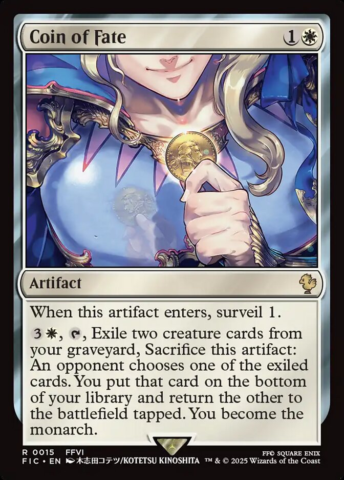 Coin of Fate 15 (Commander: FINAL FANTASY)  | Good Games Adelaide SA