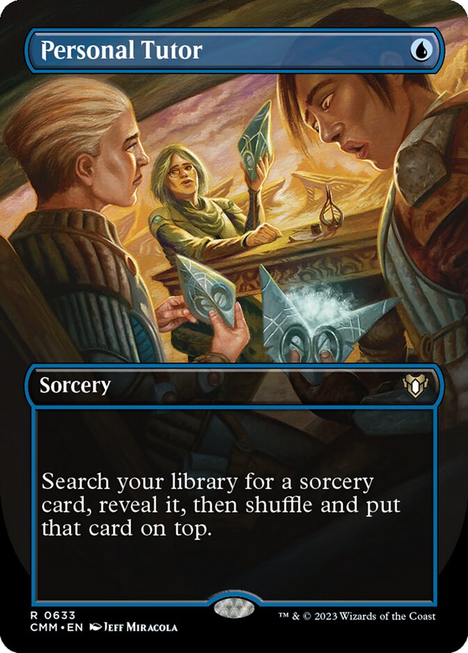 Personal Tutor 633 (Commander Masters)  - Borderless Foil | Good Games Adelaide SA