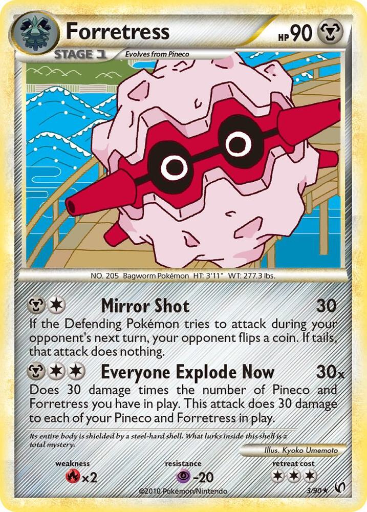 Forretress 3/90 (Undaunted)  - Holofoil | Good Games Adelaide SA