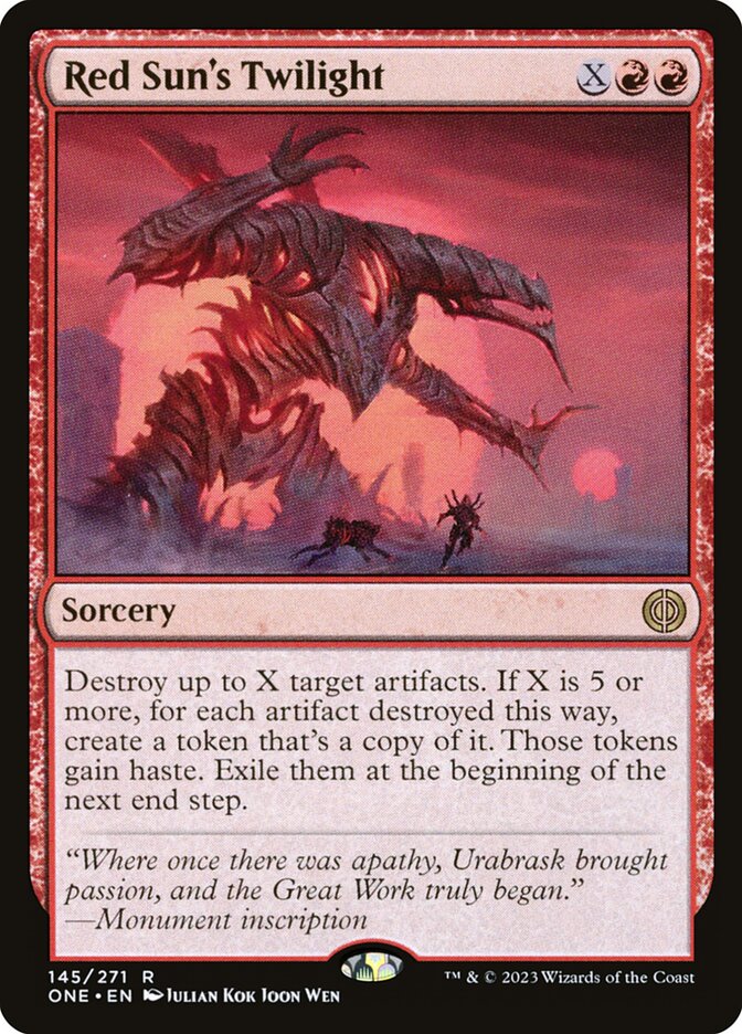 Red Sun's Twilight 145 (Phyrexia: All Will Be One)  | Good Games Adelaide SA