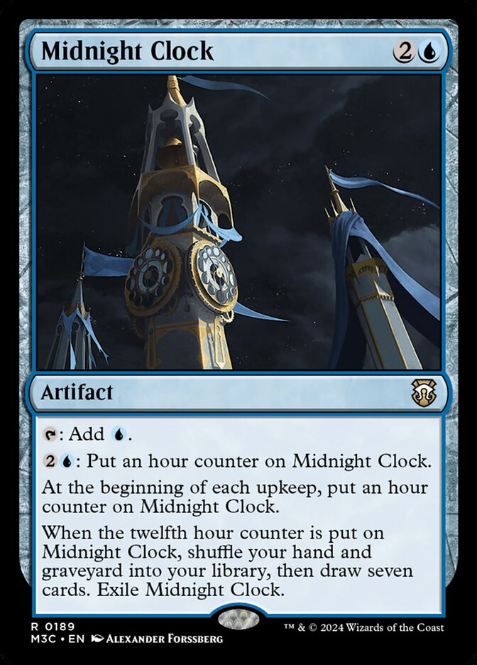 Midnight Clock 189 (Commander: Modern Horizons 3)  | Good Games Adelaide SA