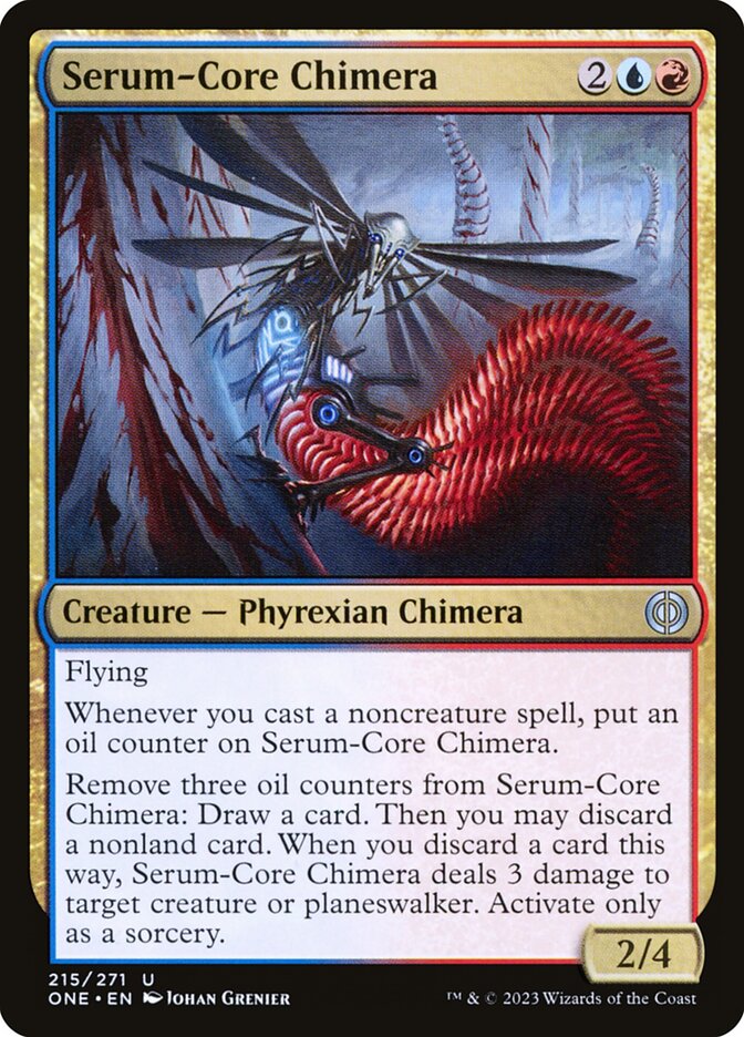 Serum-Core Chimera 215 (Phyrexia: All Will Be One)  - Foil | Good Games Adelaide SA