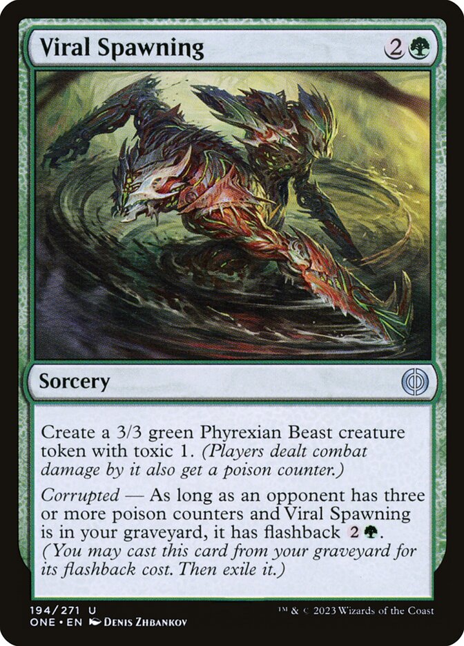 Viral Spawning 194 (Phyrexia: All Will Be One)  - Foil | Good Games Adelaide SA
