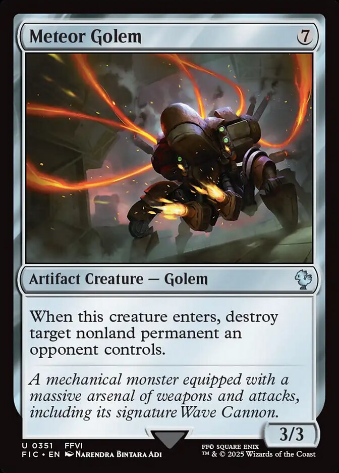 Meteor Golem 351 (Commander: FINAL FANTASY)  | Good Games Adelaide SA