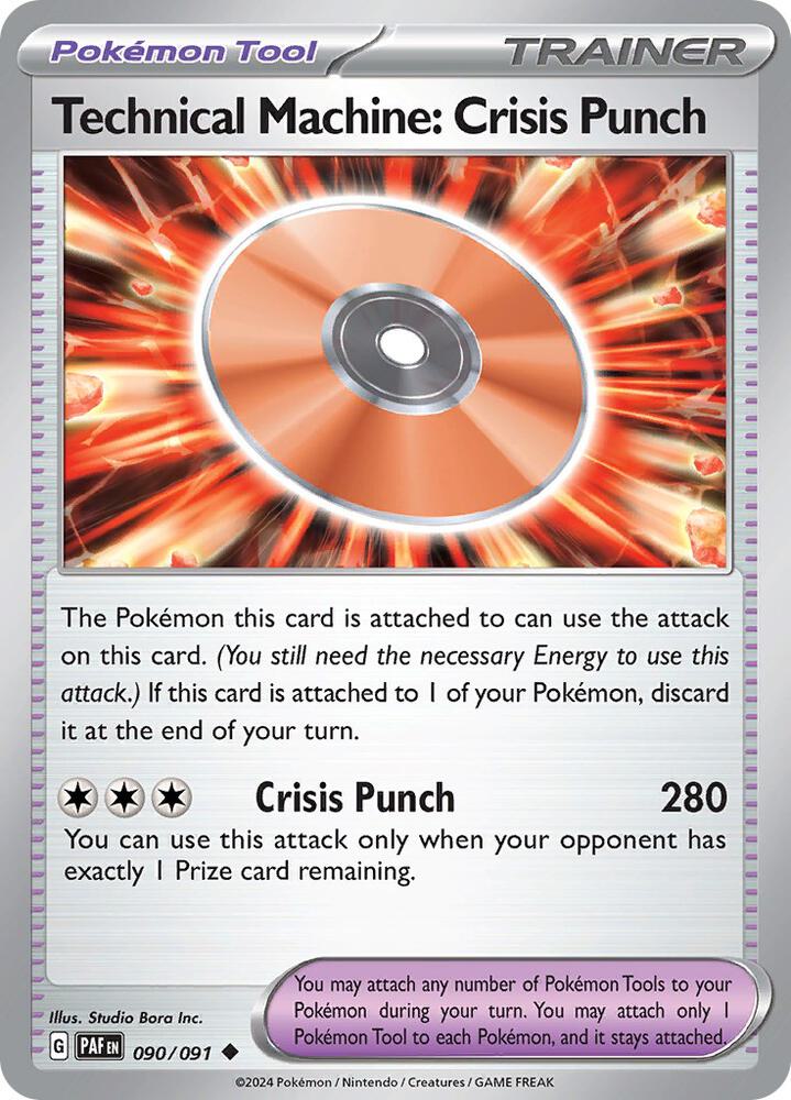 Technical Machine Crisis Punch 090/091 (SV: Paldean Fates)  | Good Games Adelaide SA
