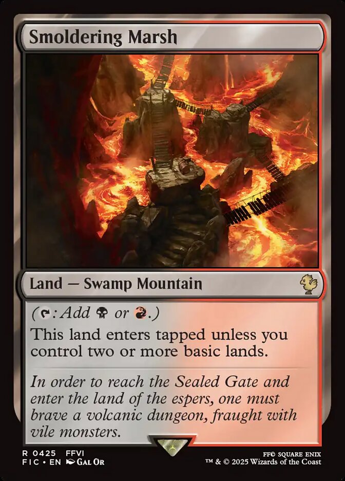 Smoldering Marsh 425 (Commander: FINAL FANTASY)  | Good Games Adelaide SA