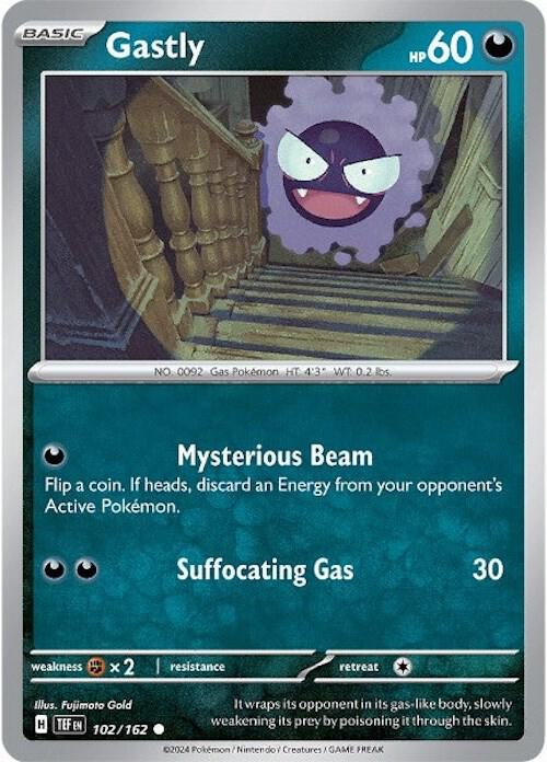 Gastly 102/162 (SV05: Temporal Forces)  - Reverse Holofoil | Good Games Adelaide SA