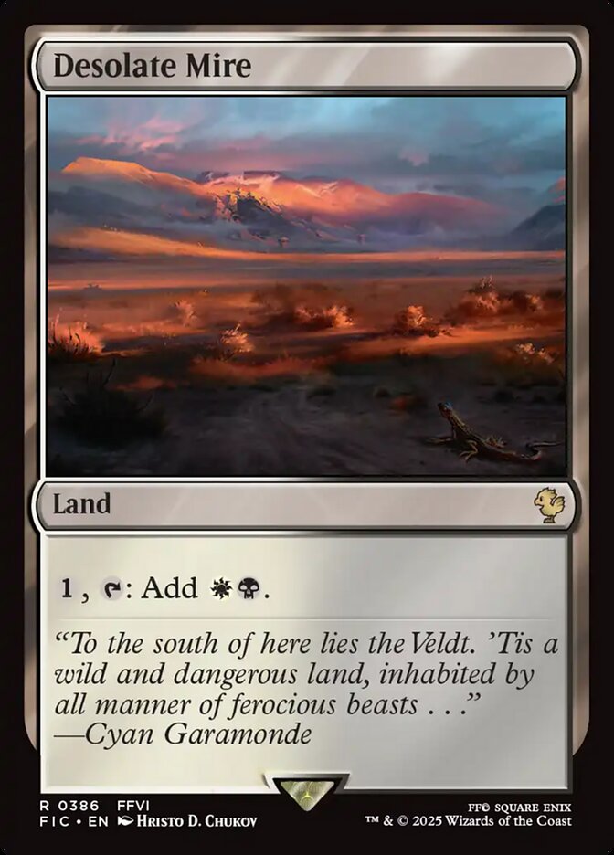 Desolate Mire 386 (Commander: FINAL FANTASY)  | Good Games Adelaide SA
