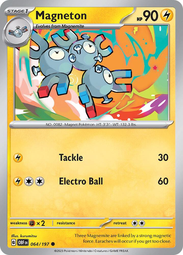 Magneton 064/197 (SV03: Obsidian Flames)  | Good Games Adelaide SA