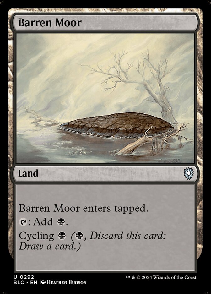 Barren Moor 292 (Commander: Bloomburrow)  | Good Games Adelaide SA