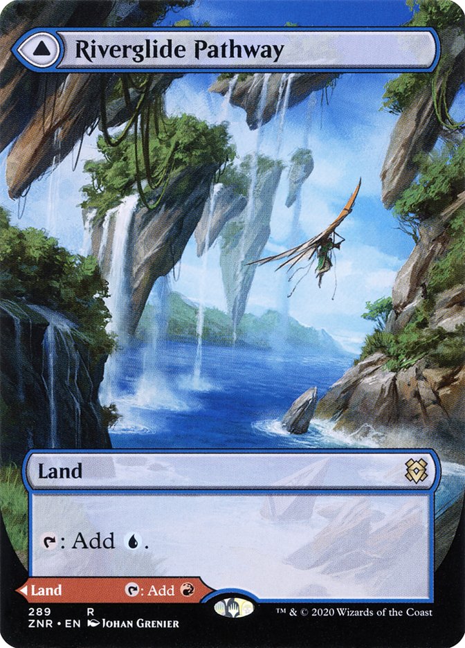 Riverglide Pathway // Lavaglide Pathway 289 (Zendikar Rising)  | Good Games Adelaide SA